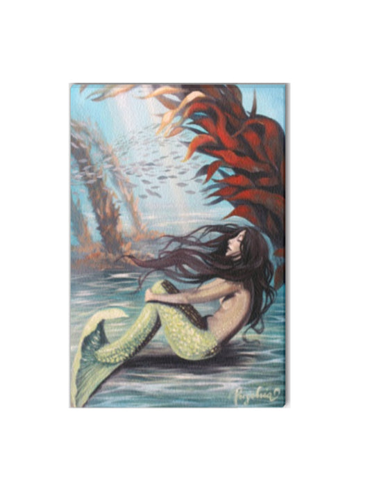 Chill Mermaid Canvas Print 4"x6"