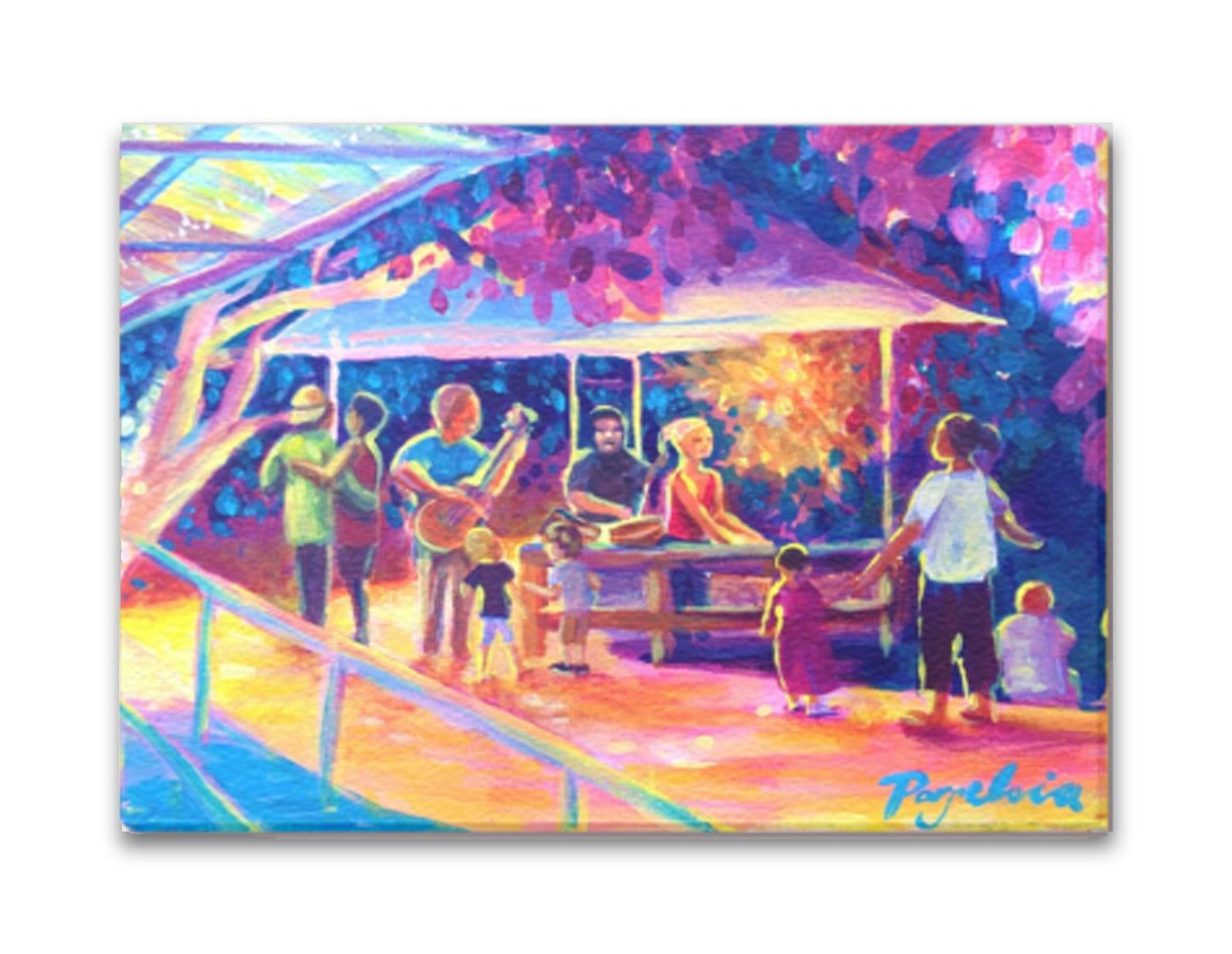 Caribbean Jam Session Canvas Print 5"x7"