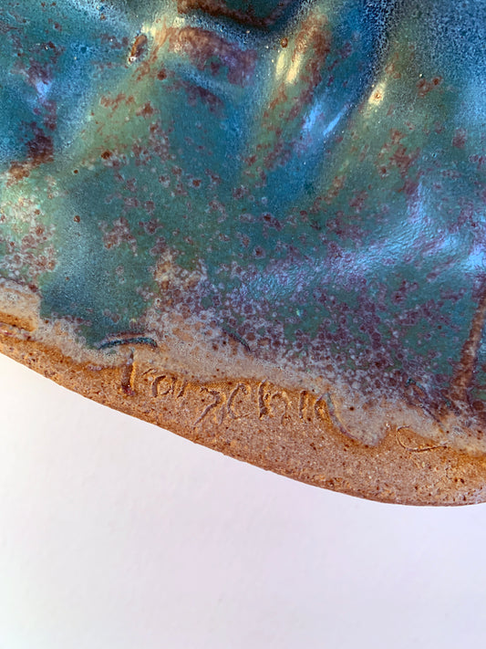 TURQUIOSE MAN ON MOON MASK (sold)