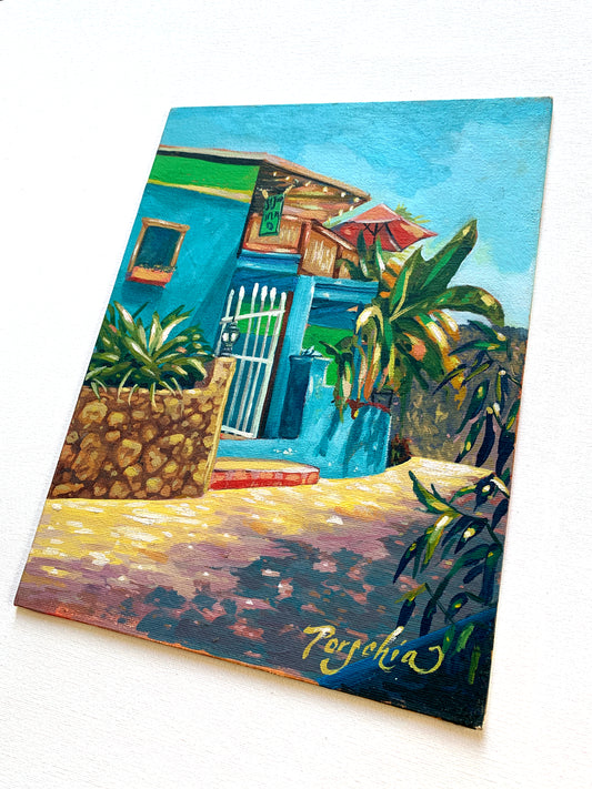 St John Inn 11" x 14" Original Oil On Canvas