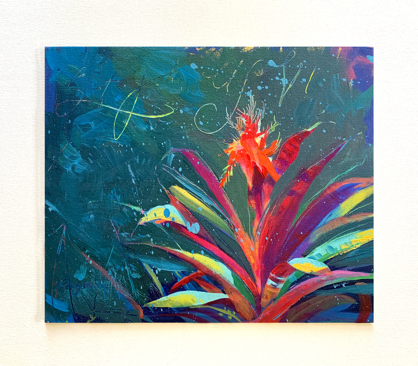 "Island Wildflower" 11" x 14" Oil on Canvas Panel (sold)