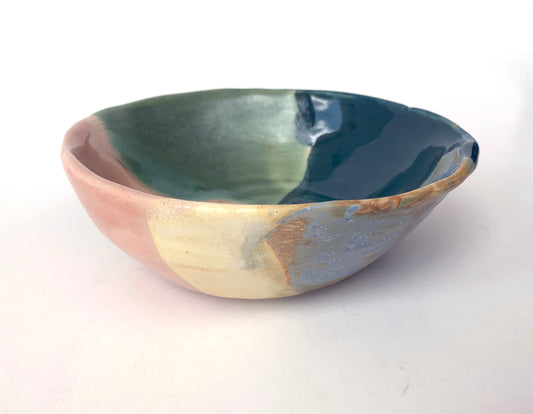 Pimitive Rainbow Bowl 4.5" x 5.5" x 2"