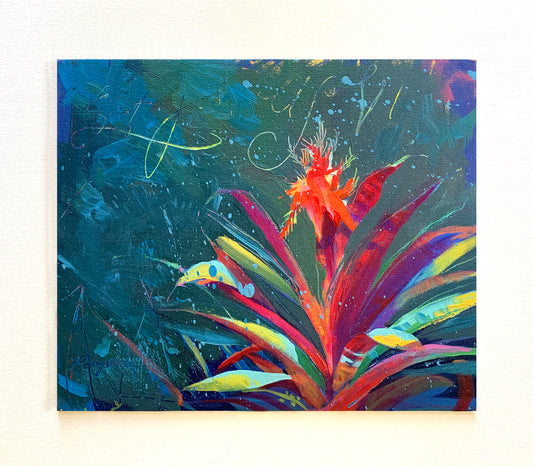 "Island Wildflower" 11" x 14" Oil on Canvas Panel (sold)